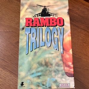 Rambo Trilogy VHS set